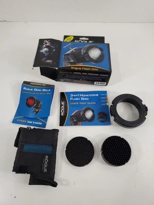 Pristine Rogue Flash Grid 3 en 1 accesorio de punto de panal y kit combinado de filtro Foto 1 de 4