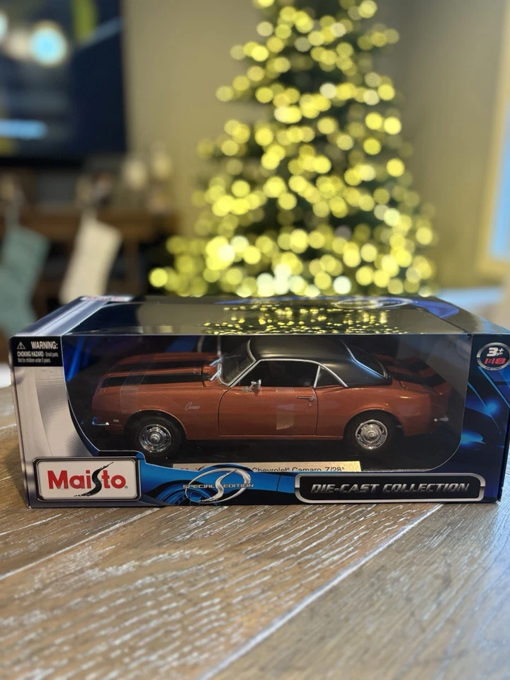 Maisto 1968 Chevrolet Camaro Z/28 | Rare Color 1:18 | Free Shipping!! - Image 1 of 1