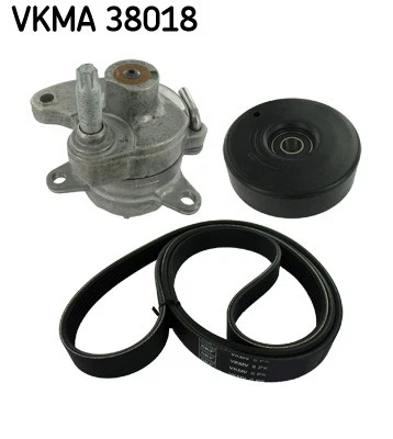 Juego de correas acanaladas SKF VKMA 38018 V para MERCEDES-BENZ Foto 1 de 3