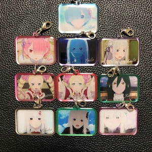 Re:Zero Metall Charm Lotterie Komplettsatz 10 Sorten Rem Ram Beatrice Emilia Ekidna - Bild 1 von 2