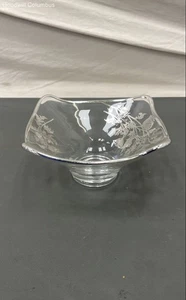 Vintage Silver City Flanders Poppy Candy Dish - Picture 1 of 4