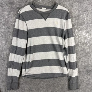 Abercrombie & Fitch Sweatshirt Herren XL Muskel gestreift Langarm Elch Vintage - Bild 1 von 12