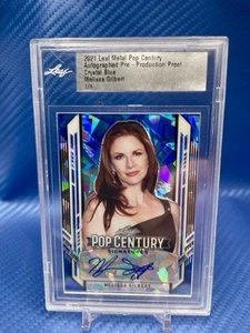 21’ Leaf Pop Century Auto Melissa Gilbert Crystal Blue Pre Production Proof 1/1 - Picture 1 of 1