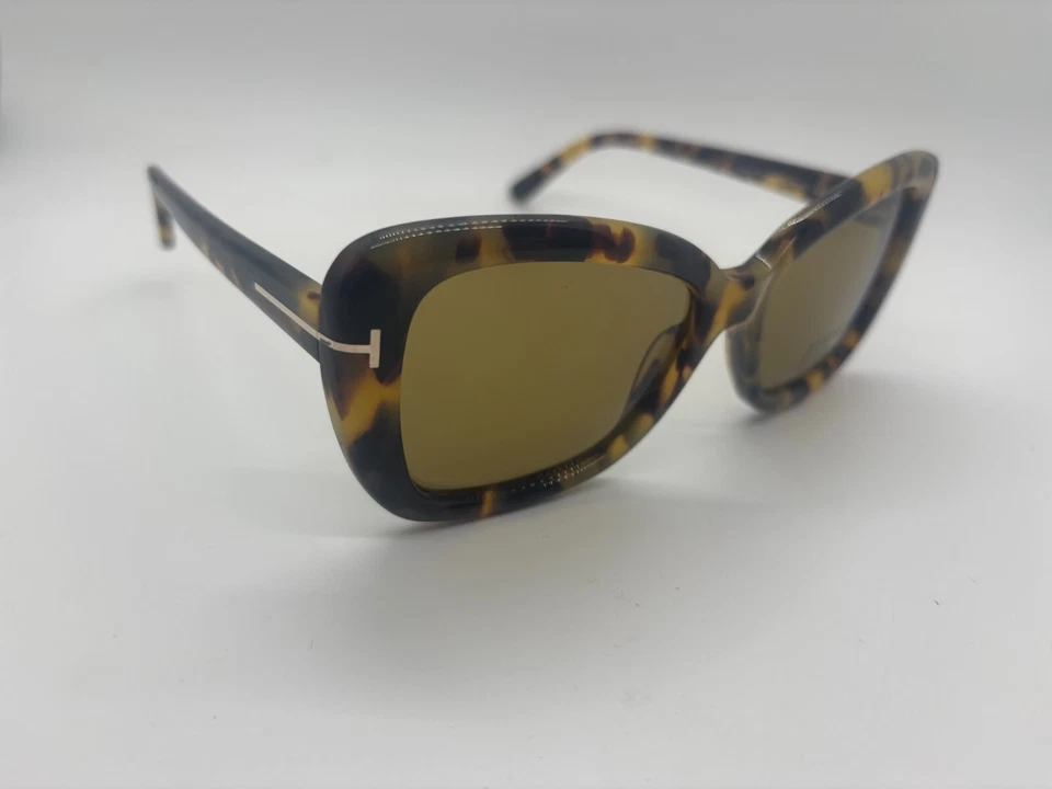 NUEVO TOM FORD TF1008 55J HABANA OJO DE GATO GAFAS DE SOL 55-17-140mm SIN ESTUCHE Foto 1 de 4