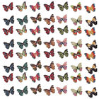 100 boutons en bois papillon mélangés pour enfants à faire soi-même