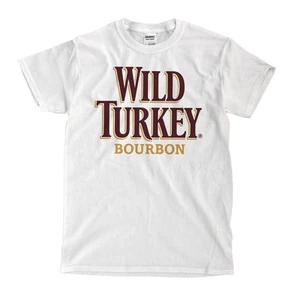 Wild Turkey Bourbon Logo weißes T-Shirt - schneller Versand! Hochwertig! - Bild 1 von 1