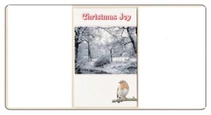 Weihnachtskarten - 6 identische Karten - Winter/ Rotkehlchen - mit Bibeltext - EB11410B - Bild 1 von 1