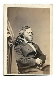 Vintage CDV Unknown Man - Unknown Photographer  (#1.44) - Picture 1 of 2