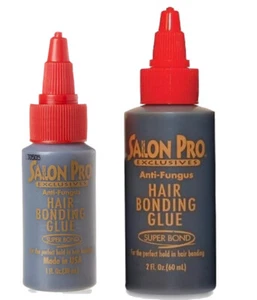 Salon-Pro-Hair-Extension-Bonding-Glue-Black/White/ Remover-All Size Available - Picture 1 of 5