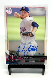 2018 Bowman High Tek 1st Rookie Autograph /99 Zack Littell #FBT-ZL Twins - Picture 1 of 2