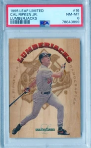 CAL RIPKEN JR. 1995 LEAF LIMITED LUMBERJACKS #16 LOW POP /5000 PSA 8 - Picture 1 of 2