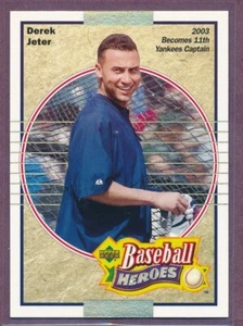2004 Upper Deck Baseball Heroes Derek Jeter HOF #99!! - Picture 1 of 2