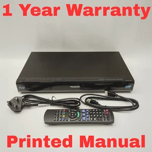 PANASONIC DMR-PWT500 3D Blu-Ray DVD Player HDD Recorder Tested Working Remote - Picture 1 of 9