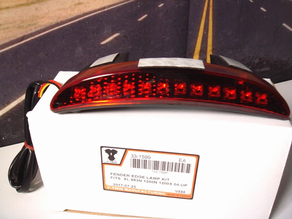 Kit de lámpara de freno LED borde guardabarros trasero Harley Sportster X N V-Twin 33-1599 Y3 Foto 1 de 4