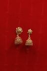New Bollywood Earrings Ethnic Fashion Bridal Jewelry Gold Plated Indian Jhumki