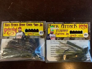 JIG 3/8oz. Heavy Cover Swim & Fluoro Flipping Hack Attack Strike King NEW! - Picture 1 of 3