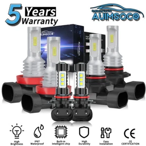 For Dodge Ram 1500 2009-2010 6x LED Headlight Conversion Kit Bulbs Super Bright - Picture 1 of 13