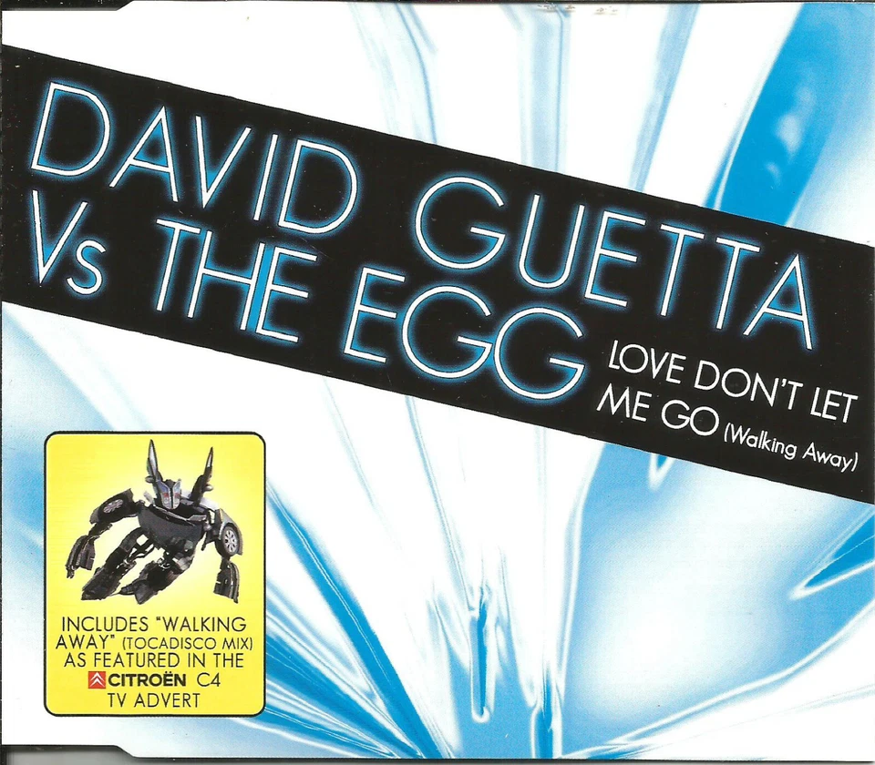 DAVID GUETTA & THE EGG Love Don’t Let me go 2 EDITS & 2 MIXES CD Single SEALED - Image 1 of 1