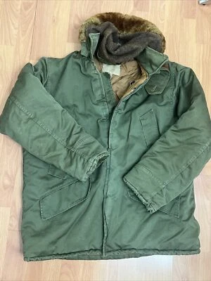 OG VTG WW2 1940s B9 Parka US ARMY AIR FORCE Flight Coat Jacket Talon - Image 1 of 4