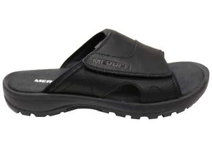 Merrell Mens Sandspur 2 Slide Comfortable Leather Sandals - Picture 1 of 6