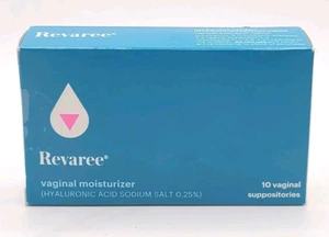 Bonafide Revaree Vaginal Moisturizer - 10 Suppositories - Paraben Hormone Free - Picture 1 of 4