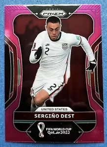 Prizm FIFA 2022 Copa Mundial Qatar Fútbol Rosa Prizm Sergino Dest #206 - Imagen 1 de 3