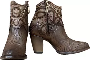 Designer Leder Stiefeletten - Handmade by Cuadra Boots (3F78RS) - Bild 1 von 12