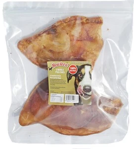 HOWLERS Premier Large Pigs Ears 20-Piece Pig Ears For Dogs Including All Breeds - Picture 1 of 1