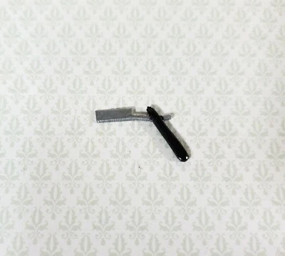 Dollhouse Straight Razor Open Painted Metal 1:12 Scale Miniature Accessories Foto 1 de 3