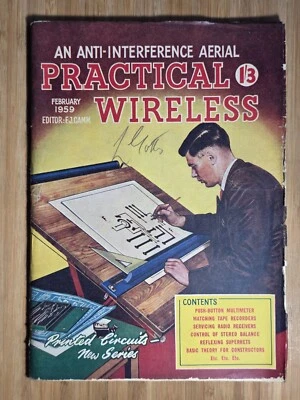 Practical Wireless - magazine /  February 1959 - Vintage - Image 1 of 2