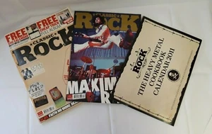 Bundle of 3 Rock Music Magazines, Classic Rock 2010 x 2 & Prog 2012 - Good Cond - Picture 1 of 7