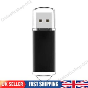 CW10029 High Speed USB 2.0 Flash Drive Clear Cap Thumb Drive (1GB Black) - Afbeelding 1 van 12