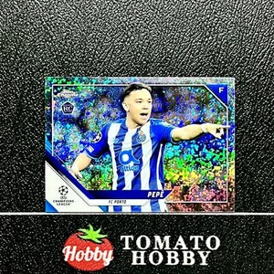 TOPPS CROMO UEFA 2021-22 PEPE RC/275 REFRACTOR MOTEADO PORTO - Imagen 1 de 2
