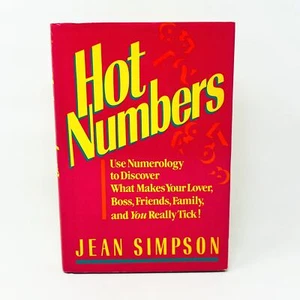 Hot Numbers Numerology Hardcover Book By Jean Simpson 1st print - Imagen 1 de 9