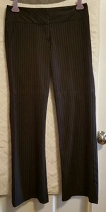 Pantaloni eleganti Twenty One Junior taglia S nero bianco a righe vita 30 cuciture interne 33 - Foto 1 di 3