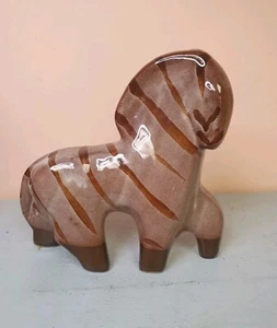 1960s Ceramic Zebra Figurine, Taisto Kaasinem For Arabia, Finland - Picture 1 of 10