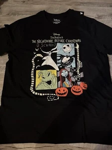 Disney The Nightmare Before Christmas Jack Zero T-Shirt Black U scared? Small - Picture 1 of 2