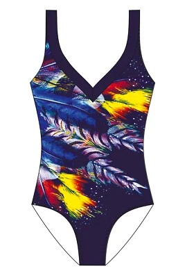 fashy Badeanzug Gr. Cup B 44 blau soft Cups highforming shape Recycling 22894 - Bild 1 von 3