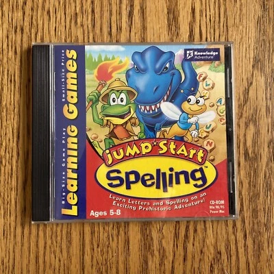 Knowledge Adventure JumpStart Spelling (Windows/Mac, 1998)  Ages 5-8 - Image 1 of 2