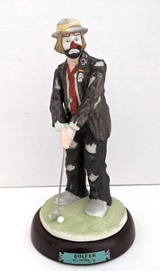 Emmett Kelly Jr. Signature 9" Hobo Clown "GOLFER" von Flambro Collection Figur - Bild 1 von 10