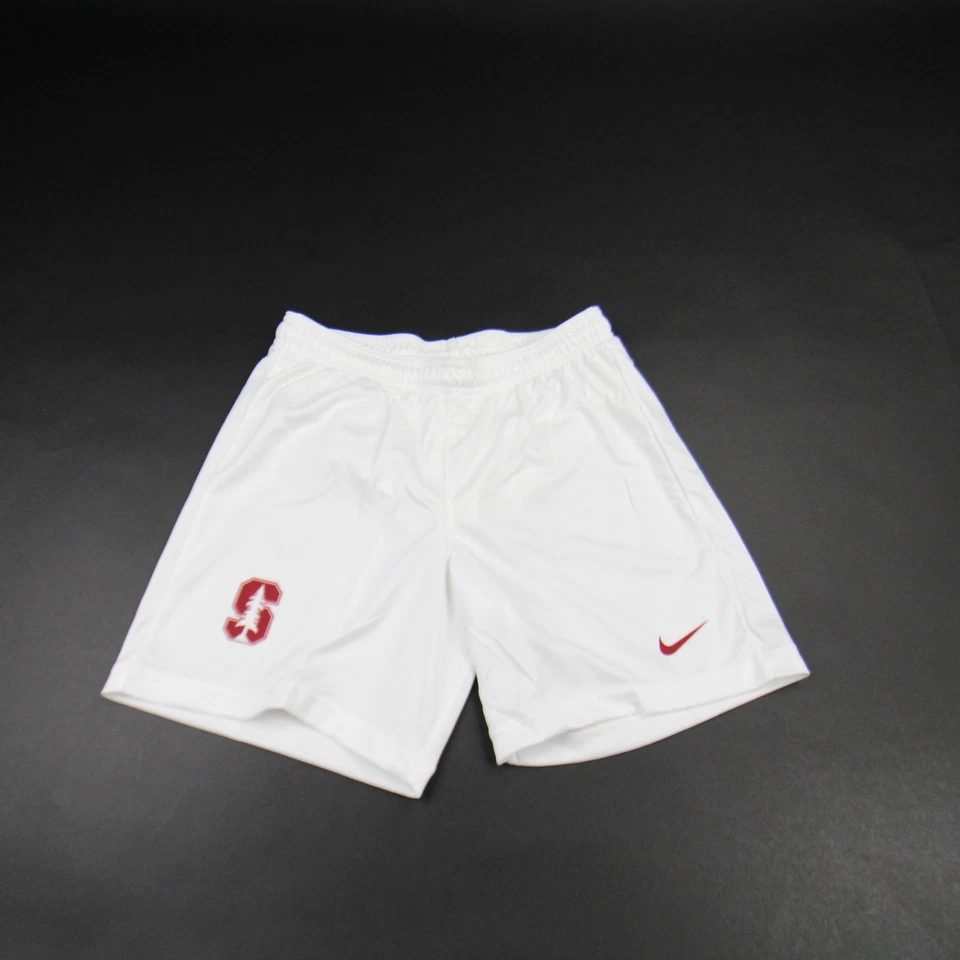 Pantalones cortos de práctica Stanford Cardinal Nike para mujer blancos nuevos Foto 1 de 4