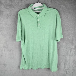 Tommy Bahama Men Green Short Sleeve Golf Polo Shirt Size Medium - Picture 1 of 5