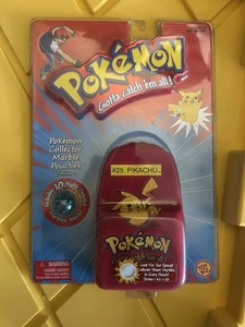 Vintage Pokemon 1999 Collector Marble Pouch Series 1 Red Pikachu / Dodrio - Picture 1 of 2