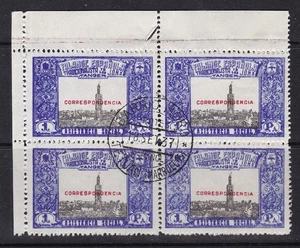 1937 - España - Tanger - Guerra Civil - Mat. Barrio Moro Tetuan - Bloque 4 Usado - Picture 1 of 2