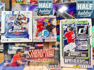 Detroit Tigers Hobby Box BREAK 23-25 MLB 1/2 Chrome 1/4 Stadium Club - Picture 1 of 6