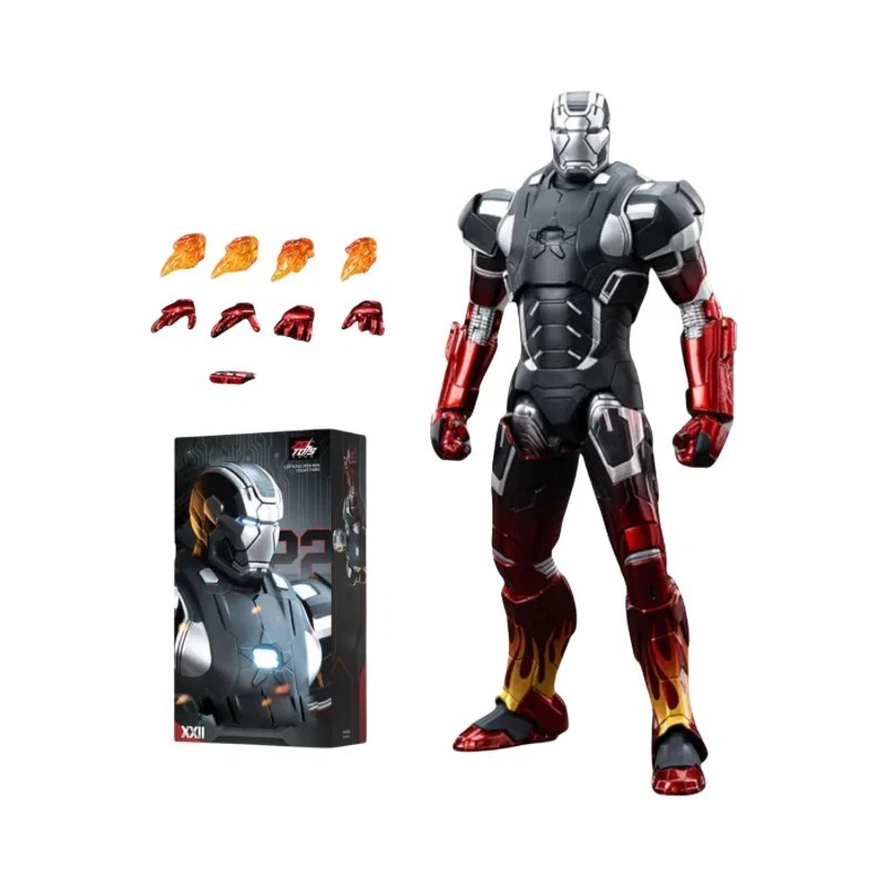 Marvel Iron Man 3 Hot Rod Mark 22 MK22 XXII Ironman Toy Action Figure 1:10 Model - Image 1 of 4