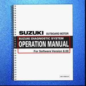 SUZUKI OUTBOARD MOTOR DIAGNOSTIC SYSTEM SOFTWARE v 8.00 User Manual SPIRAL - Bild 1 von 10