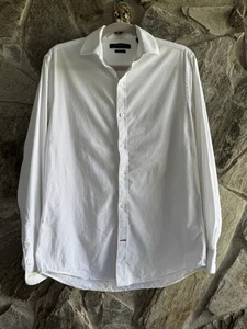 Tommy Hilfiger Slim Fit Hemd Gr. 15 Medium 32/33 weiß - Bild 1 von 8