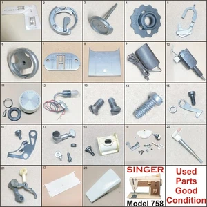 Genuine SINGER Touch & Sew 758 Parts Tested In Good Condition Some Fit Others - Picture 1 of 56