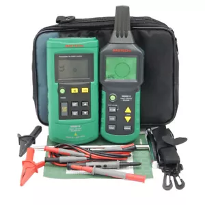 Rastreador de cables de CA/CC profesional 12 ~ 400 V MASTECH MS6818 localizador de tuberías de metal - Imagen 1 de 5
